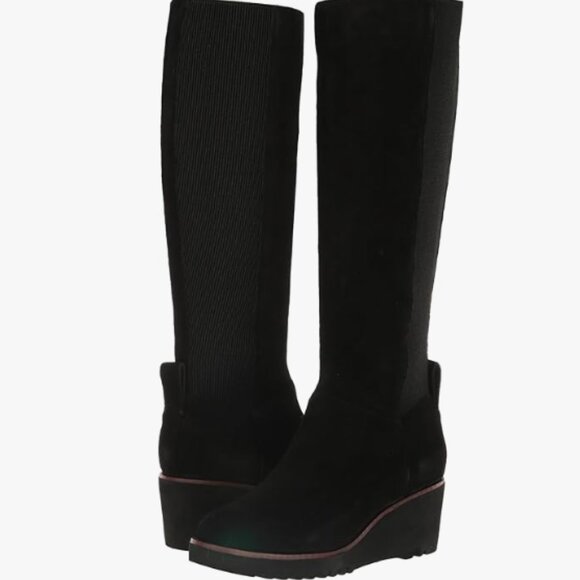 Sanctuary's classic tall shaft Chelsea boot SA-EFFECT Black 10M - Picture 1 of 6